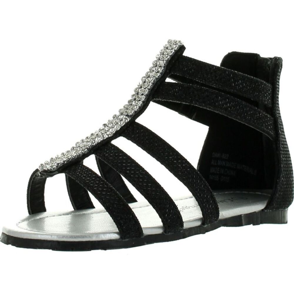 Little Angel DANI-822 Black ToddlerG sandals 5 NEW